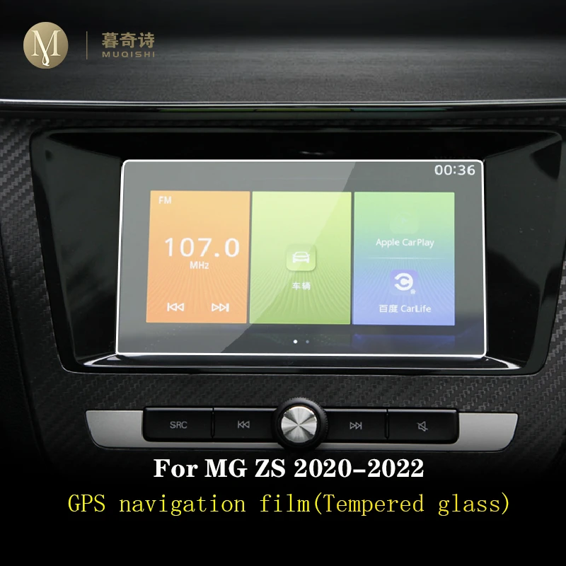 For MG ZS 2020-2023 Car GPS navigation film LCD screen Tempered glass protective film Anti-scratch Film Accessories Refit 10Inch