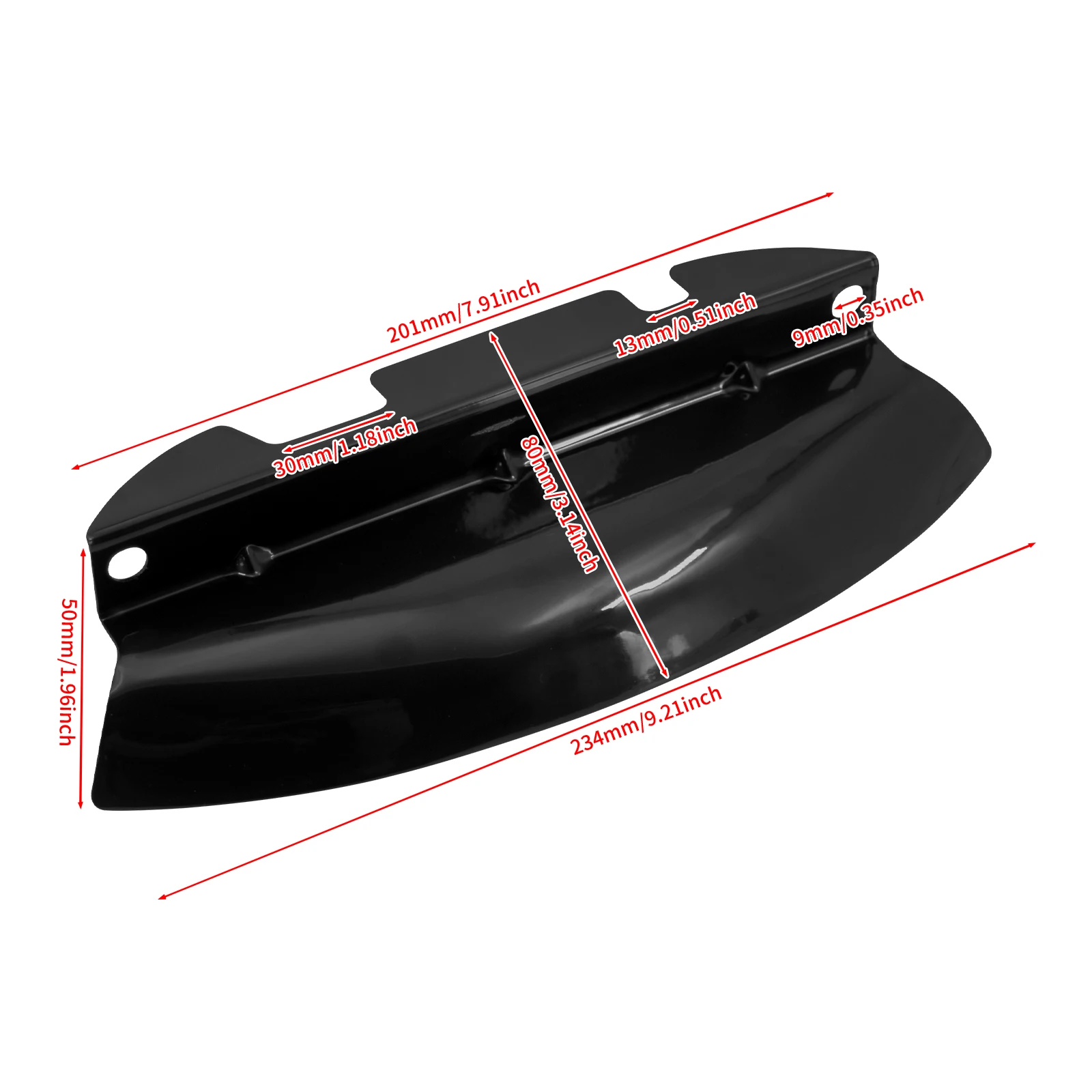 Deflector de carenado de viento inferior para motocicleta, árbol Triple para Harley Touring Street Electra Glide Road King 2014-2023, accesorios