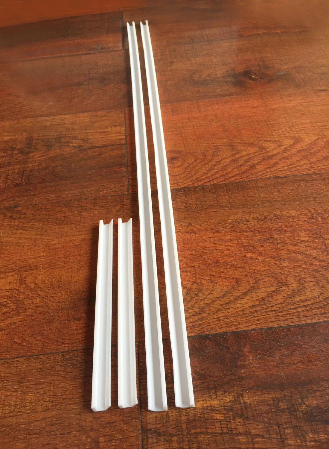 AQ325L Sealing Strip A+B set (4pcs) for SODIC AQ325 Wirecut Machine Plastic Sealer, L=600mm (2pcs) + L=160mm (2pcs), total 4 pcs