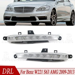 DRL LED Daytime Running Light Daylight For Benz W221 S63 AMG 2007-2010 2011 2012 2013 Fog Lamps Light 2218201356 221 820 14 56