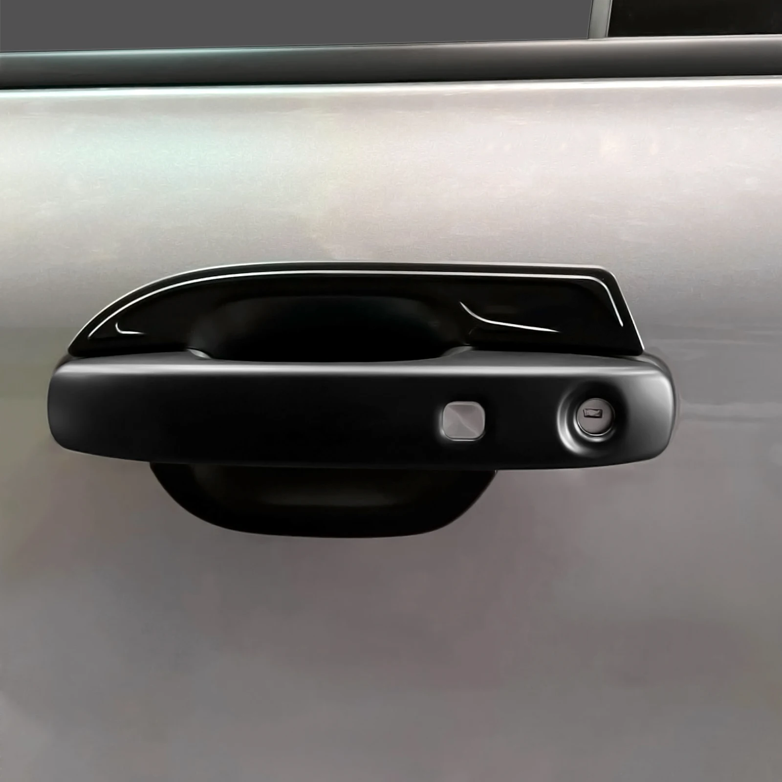 Matte Black Car Door Handle Cover For Ford Ranger 2023 2024 Next Gen Accessories Car Styling