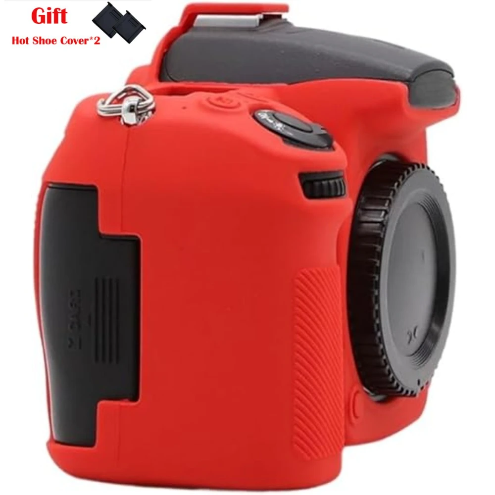 

Protector DSLR camera bag ，For Nikon D7000 , Accessories Cover Soft Silicone Armor Camera Body Case + 2PCS Hot Shoe Cover