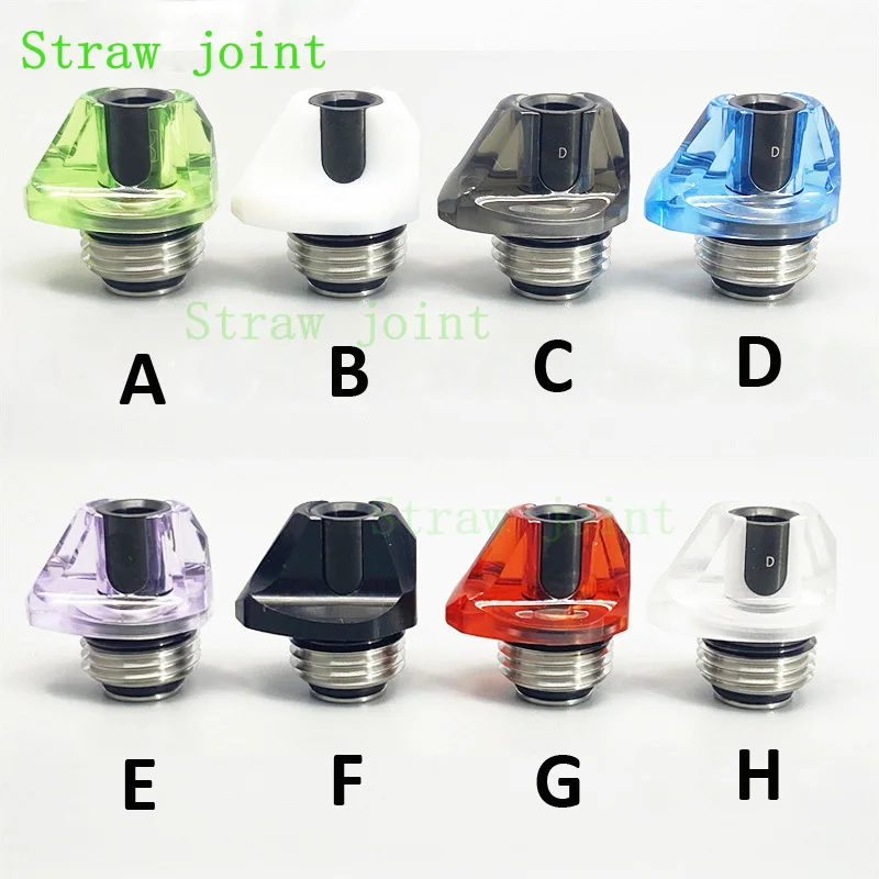 1pc Polygon V1 Billet Box BB Stainless Steel+acrylic Straw Joint