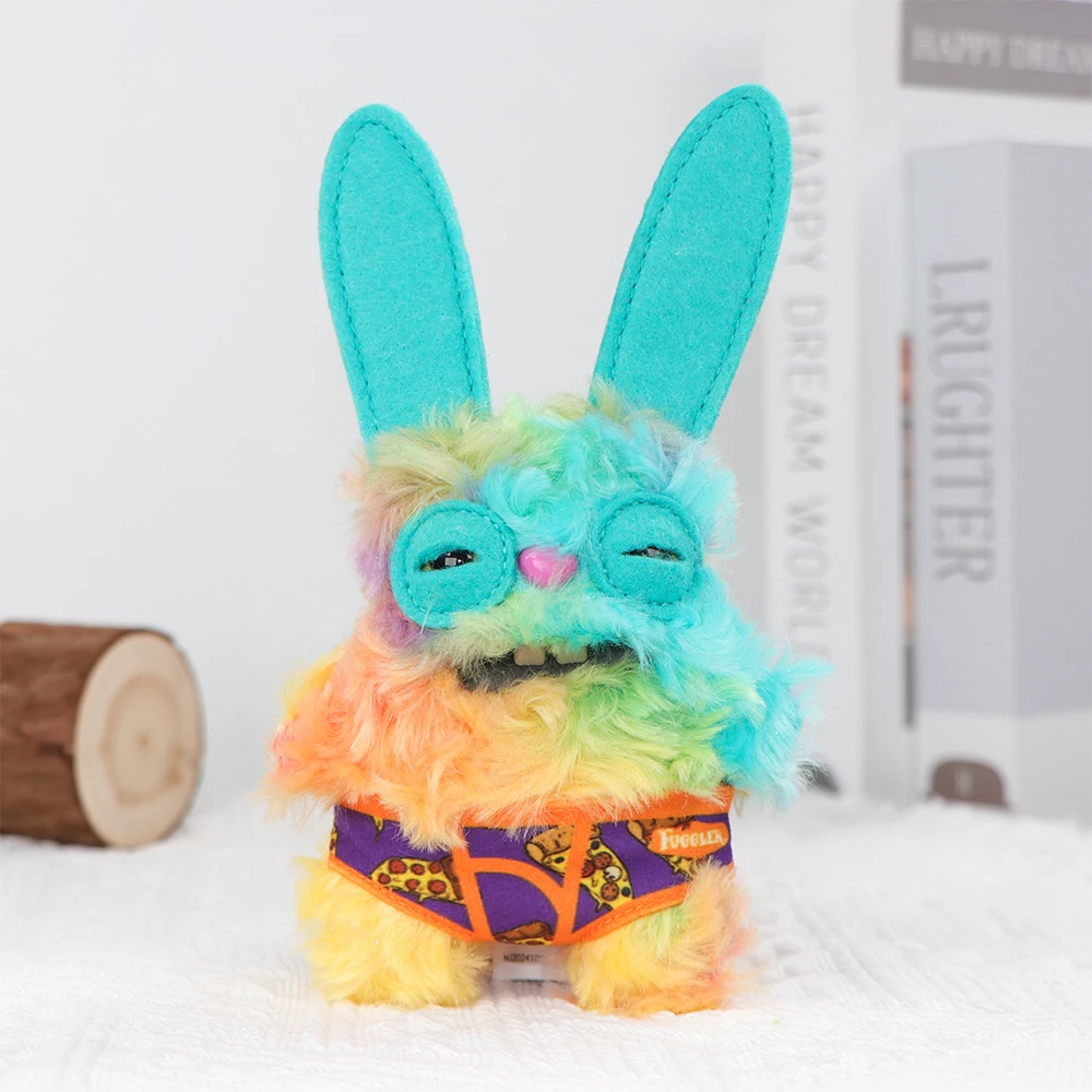 FUGG Schlüsselanhänger Plüschtier Fuggler Anhänger Puppe Erschöpfter Alien Hässliches Monster Schlüsselring Stofftier Plüschpuppe Hängende Dekoration Geschenke – Detail 6