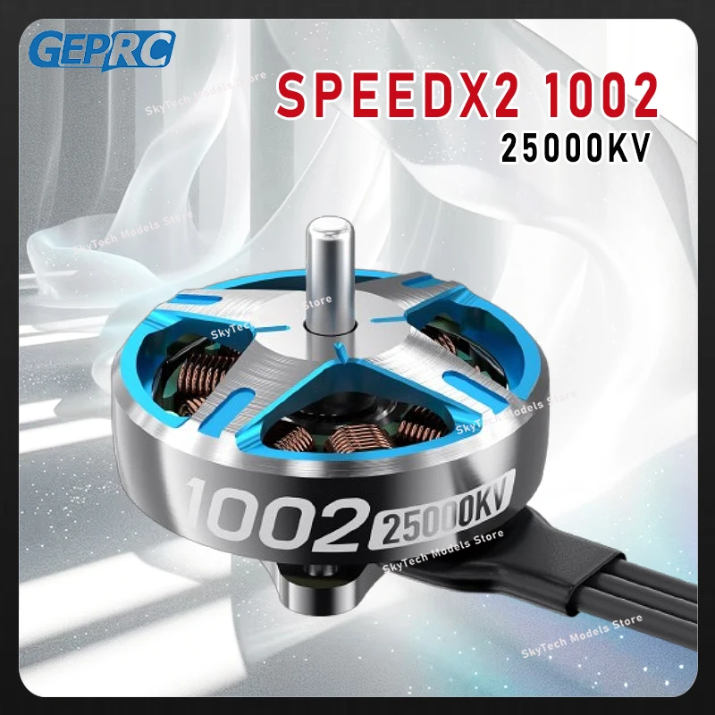محرك GEPRC SPEEDX2 1002 25000KV بدون فرشاة - Fit T-Cube18 1.6-2 بوصة FPV Freestyle RC ملحقات نماذج #2