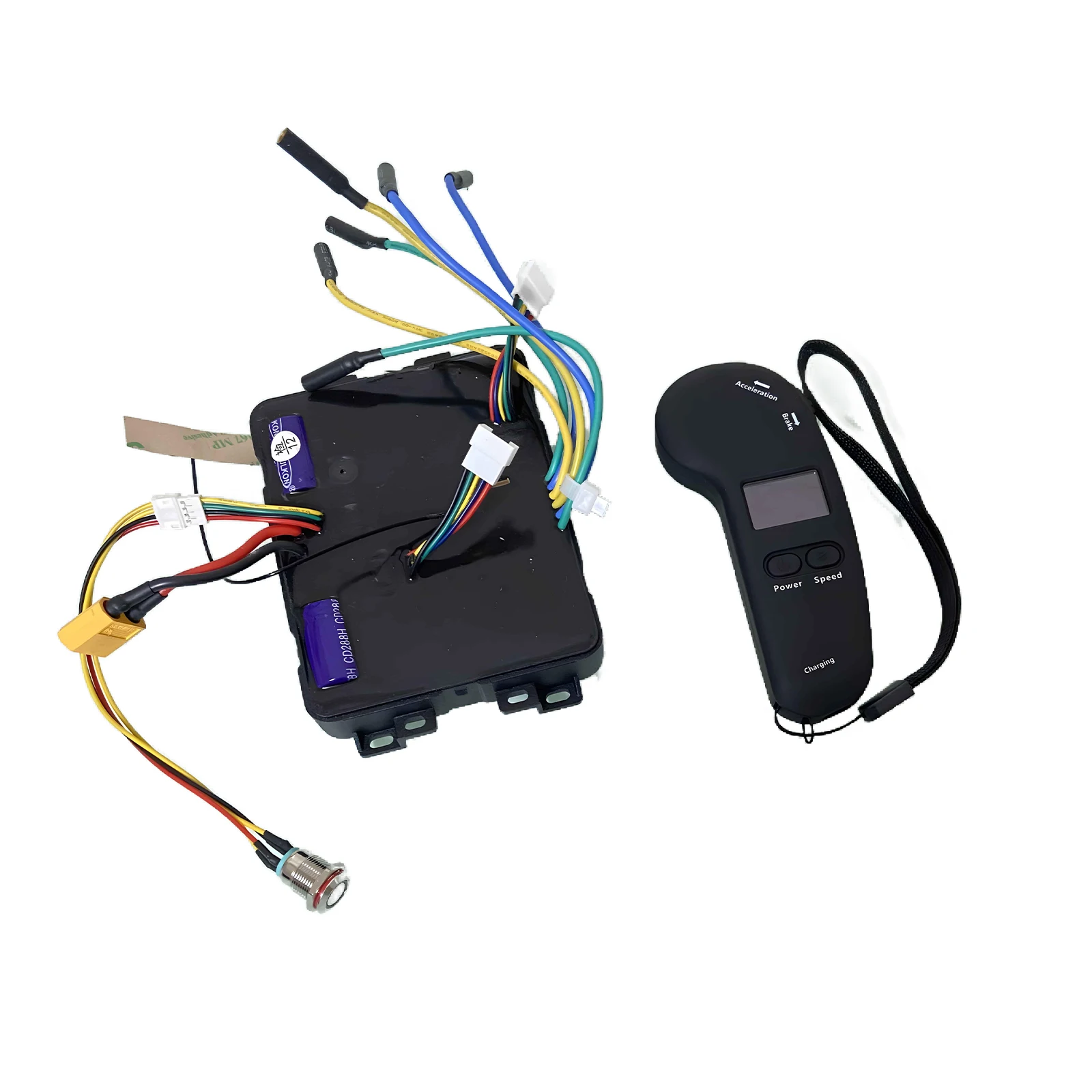 

10s 36V Belt Motor Controller Set For Electric Skateboard Dual Drive Longboard ESC Scooter Mainboard With Remote Controller