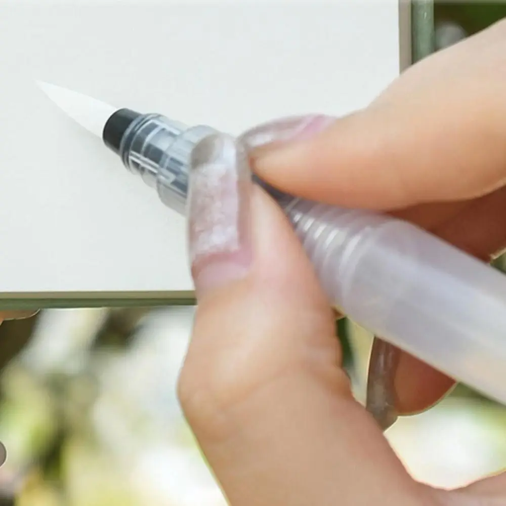 DIY 10/21 Grid Watercolor Paint Palette Mini Foldable Paint Pigment Box with Clip Portable Travel Painting Tray Artist