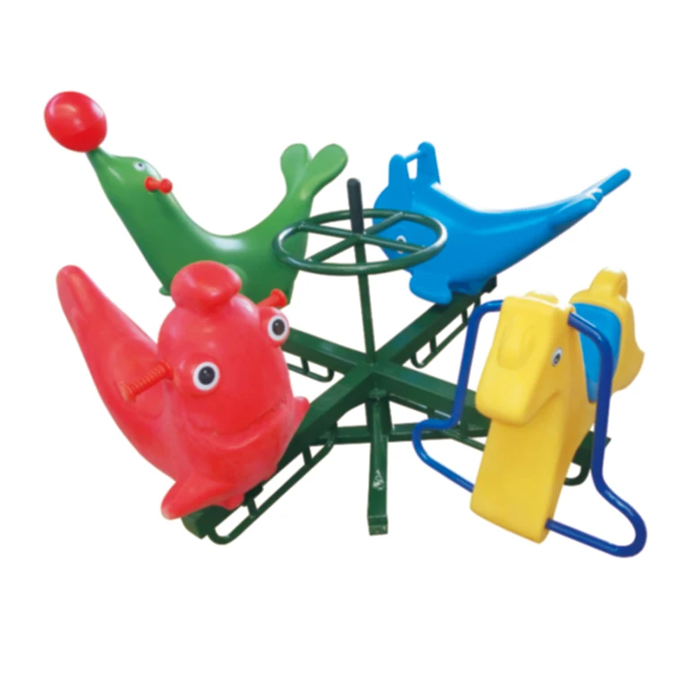 2026 Sports Park Toy Round Carousel Rocking Chairs for Outside Interesting Merry Go Aroundpromote sales