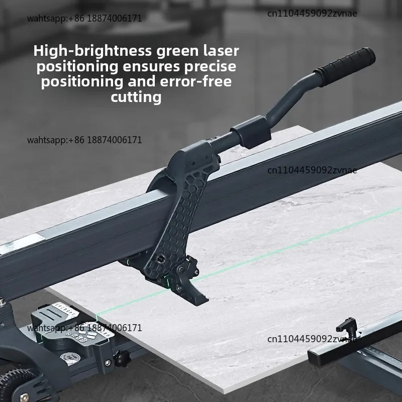 Manual tile cutting machine high precision hand push push knife rock slab floor tile large slab track push pull knife