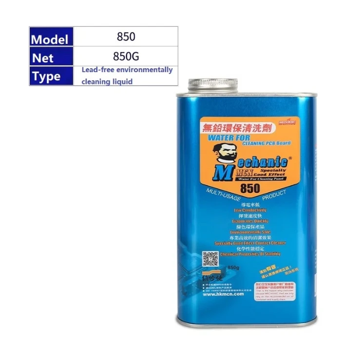 Mekanik 850 Relife RL-1000 Pembersih PCB Air Bebas Timah, Pembersih Papan PCB Solusi Pembersih Papan Pembersih Ultrasonik