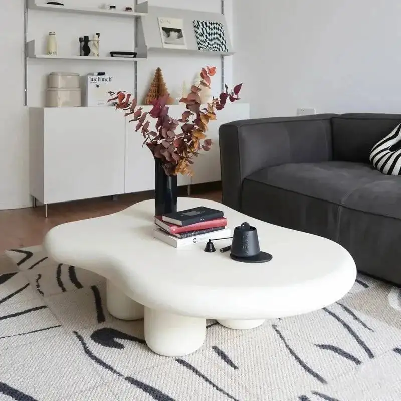 

Cloud Design Nordic Coffee Table Living Room Irregular Creative Coffee Tables Cream Style Tavolino Da Salotto Home Furniture WZ