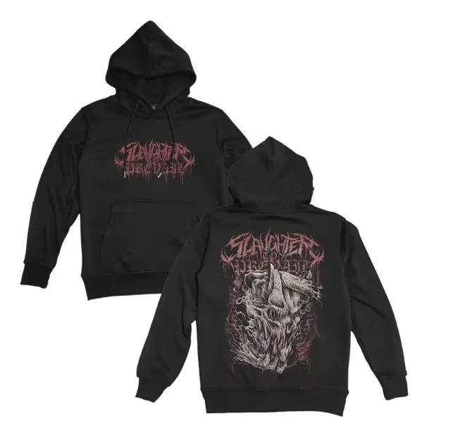 Sweat-shirt à capuche surdimensionné et ample, groupe russe Rock Cruel Deathcore, SLAUGHTER TO PREVAIL, Harajuku, Streetwear Hip Hop