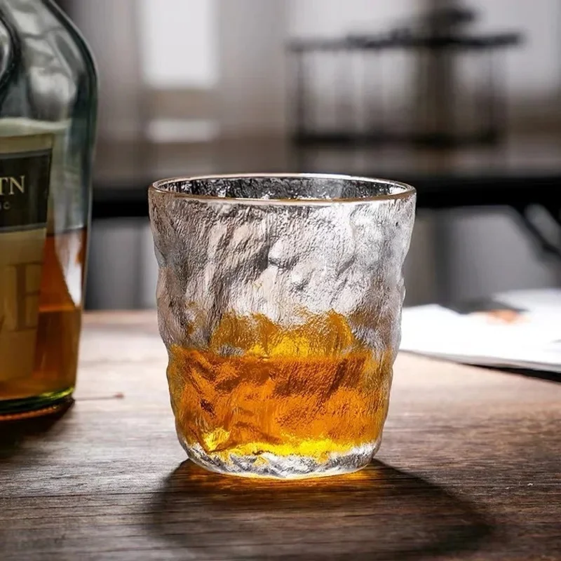 Glacier Whisky Glass Gift Box Old-fashioned Crystal Wine Cup Retro Chivas Rock Tumbler Snifter Japan Whiskey Glasses For Testing