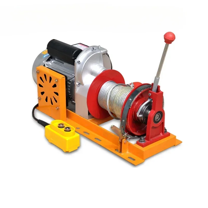 Paranco elettrico 220V Piccolo gru Paranco Decorazione domestica Sollevamento rapido Alimentatore Verricello Gru Vendite calde