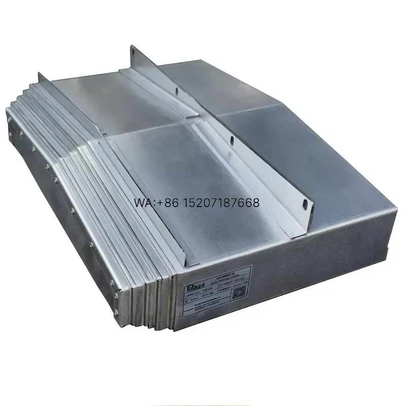 Wmwmnu Durable Steel Stainless Steel CNC Tool Guide Rail Protective Cover Dustproof Chip Proof