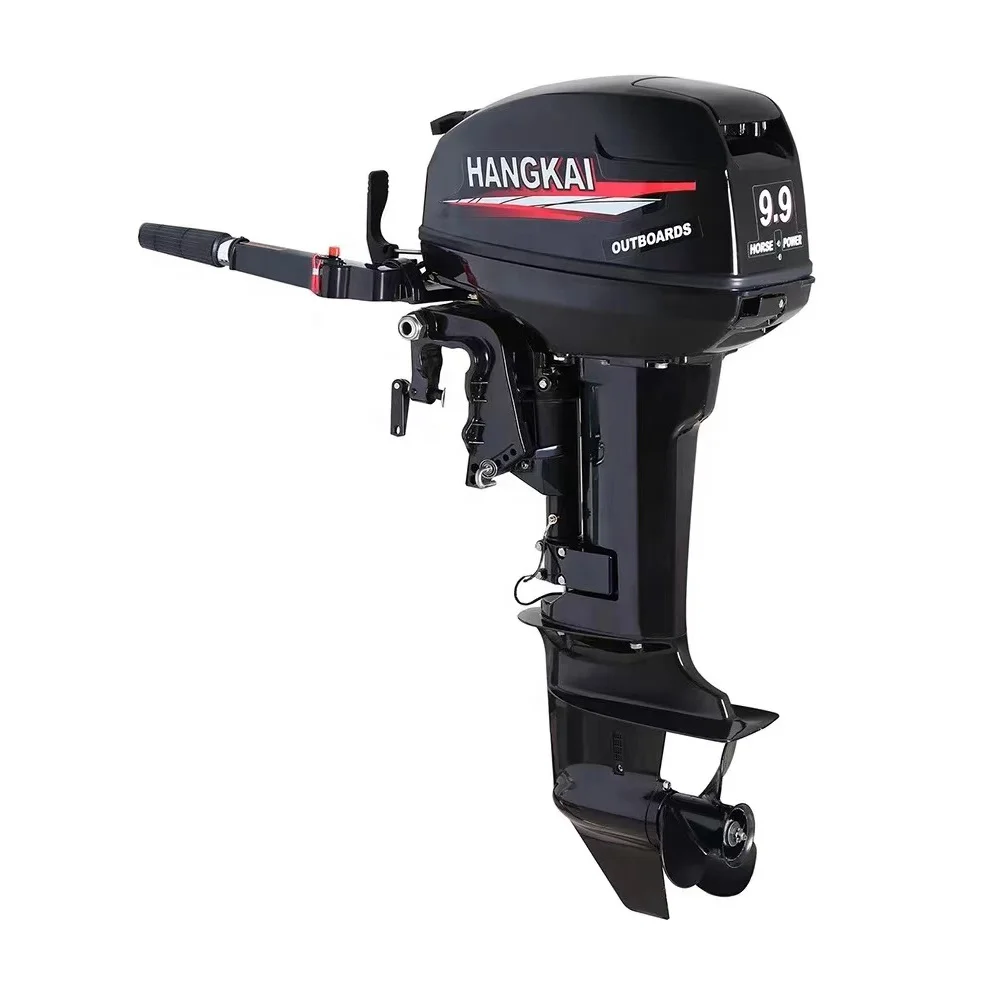 Hangkai 18HP 2 Stroke 9.9HP boat accessories  Cylinder Gasoline Outboard Motors Marine Engine Rowing Boats  