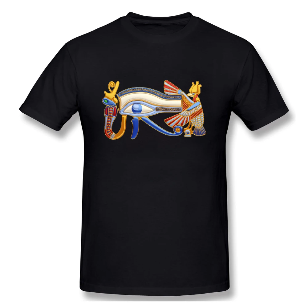 CLOOCL Ojo De Horus 100% camisetas De algodón con estampado 3D Harajuku camiseta De manga corta De Hip Hop Casual camisetas con cuello redondo ropa divertida para hombres