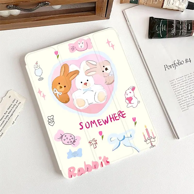 Anti-Scratch Tri-fold TPU Case for Redmi Pad SE 11 inch Xiaomi Pad 5/5Pro 6/6Pro 11 inch Xiaomi Pad 7/7Pro 8/8Pro 11.2 inch
