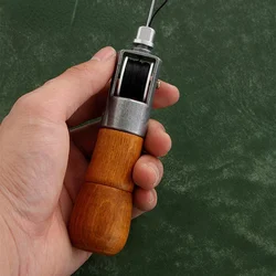 1 Set DIY Hand Sewing Machine Waxed Thread for Leather Leather Sewing Tool Leather Craft Stitching Belt Strips Shoemaker Tools