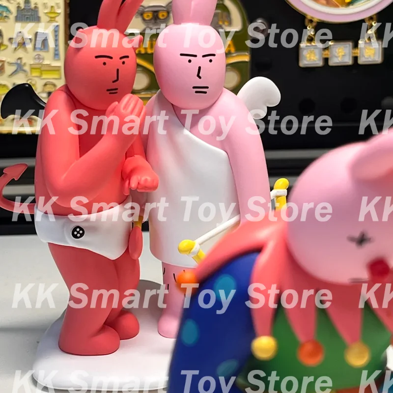 Op voorraad Plzdot Mijn vriend Konijn Roze konijn Mooie stemming Blind Box Tweede generatie Abstract Konijn Mystery Box Geschenken Speelgoed