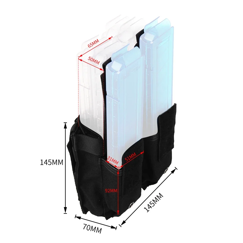 Worker Mod Combine Magazine Clip Bag for Short Darts Clip and for Nerf Toy Game