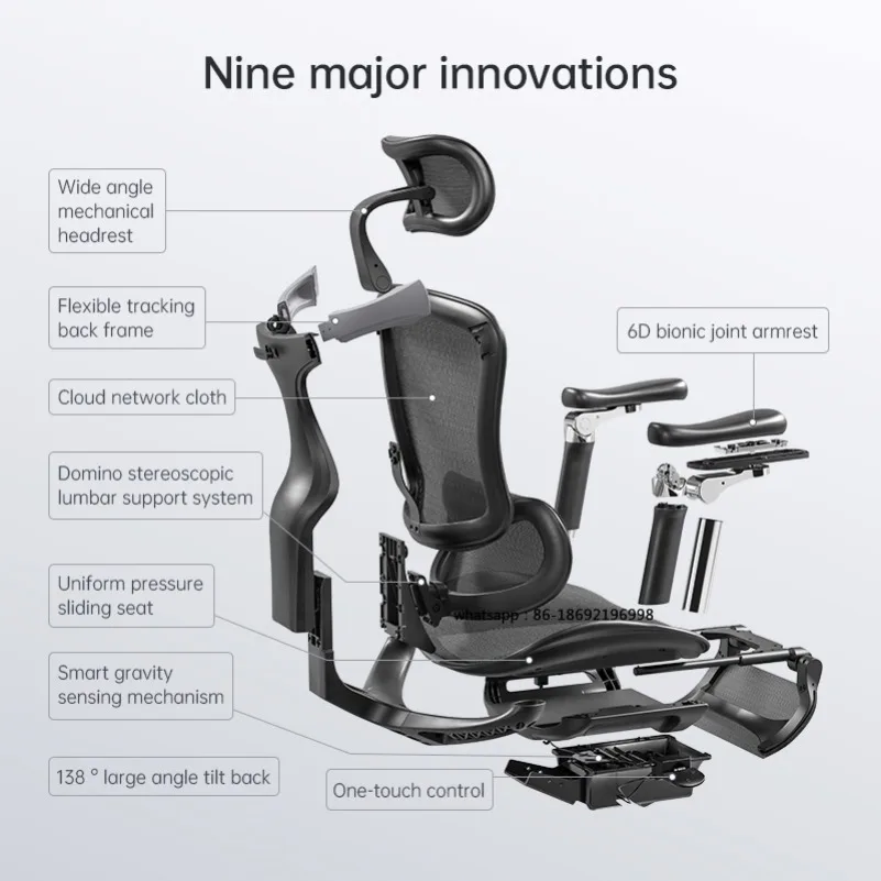 Smart Home Furniture Ergonomic Office Office Recliner Chair C300 Luxury Executive Manager Swivel Chair Pc Gaming Chair