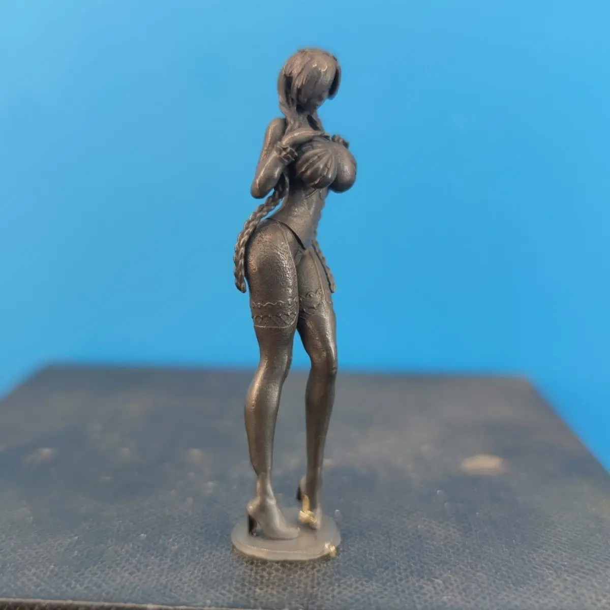 Brass Miniature Decorative Statue - Handmade Collectible Home Decor Ornament​