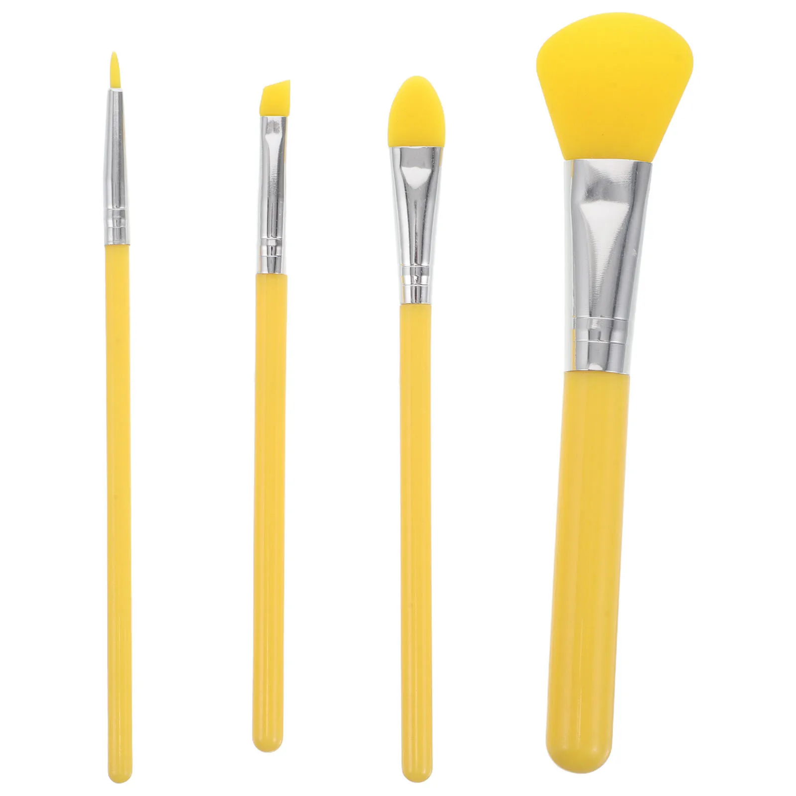 1Set Silicone Beauty Brushes Multifunctional Soft Travel Makeup Tools for Blush Eyeshadow Face Mask Applicator