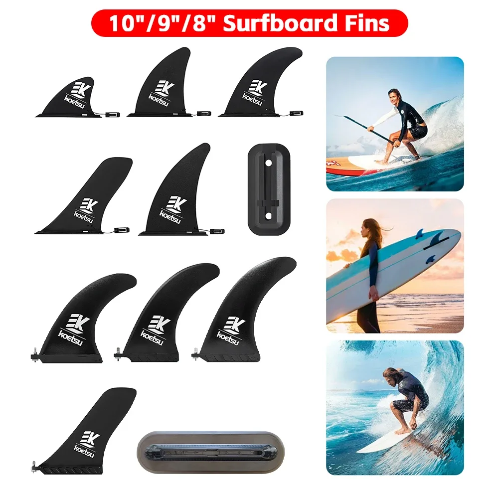Detachable Surf Water Wave Fin Nylon Plastic Stand Up Paddle Board Stabilizer Water Sports Surfing Board Accessories