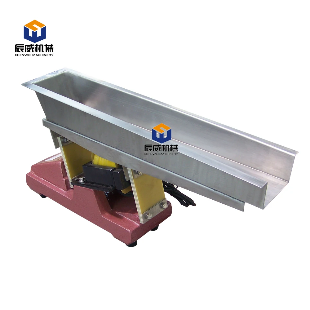 CW food grade small gzv series small  magnetic vibrator conveyor electromagnetic linear vibrating feeder