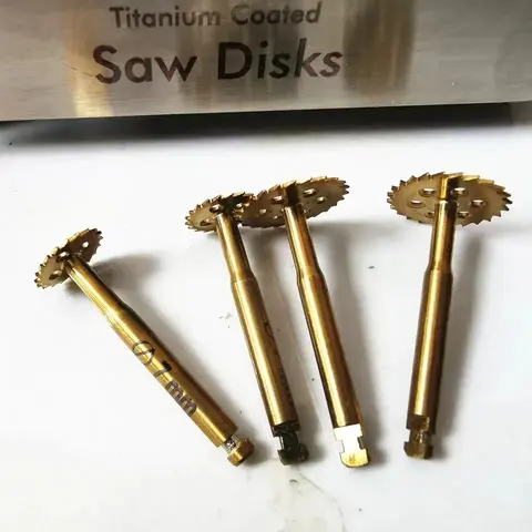 1 st Bensågskiva Dental Expander Implantat Skarpa Tunn Skärskiva Blad Borr Poleringshjul Tandläkare Slipverktyg 10 best sales benskärskiva - №5