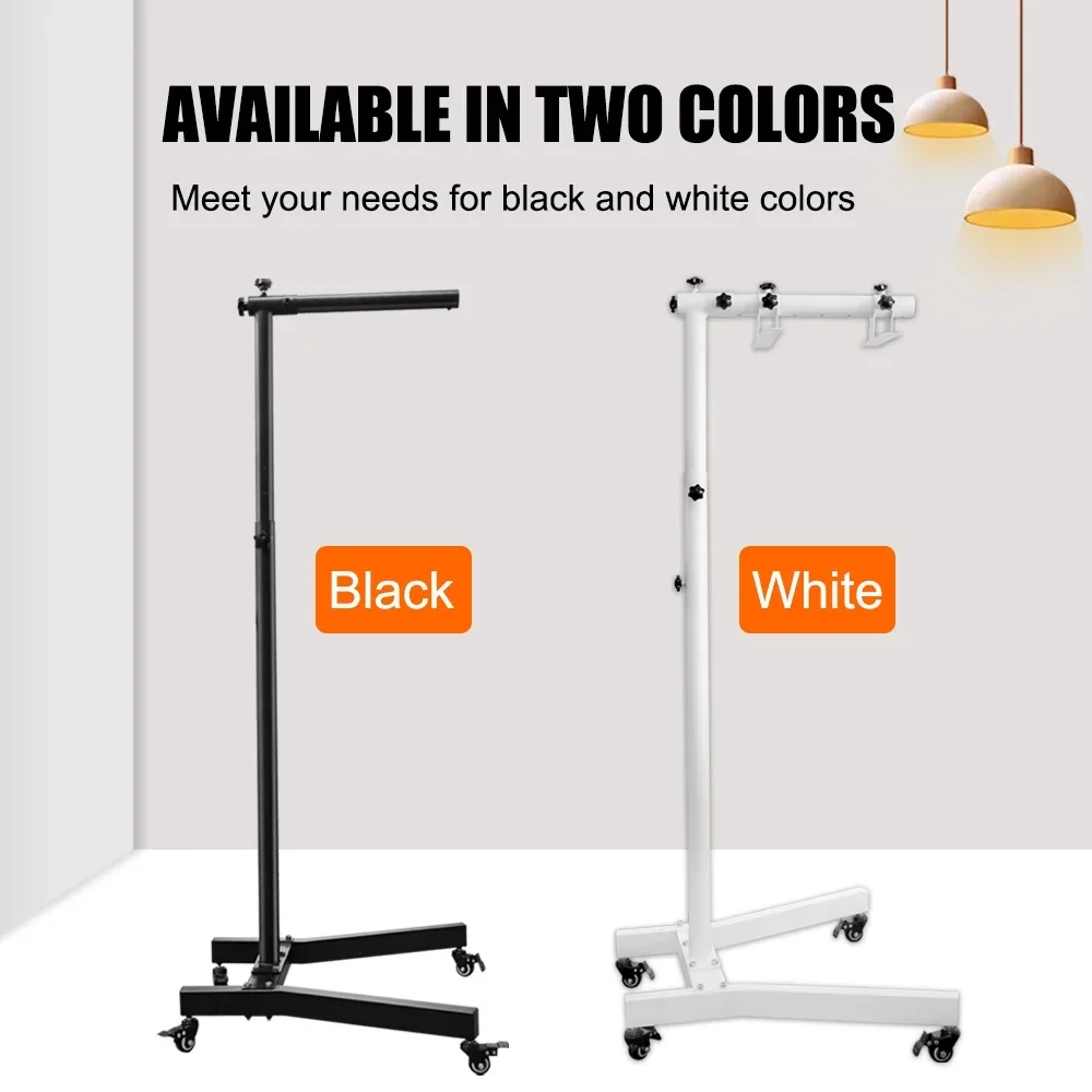 Support Horizontal And Vertical Mobile Stand With Wheels For Medium Red Light Therapy Panels