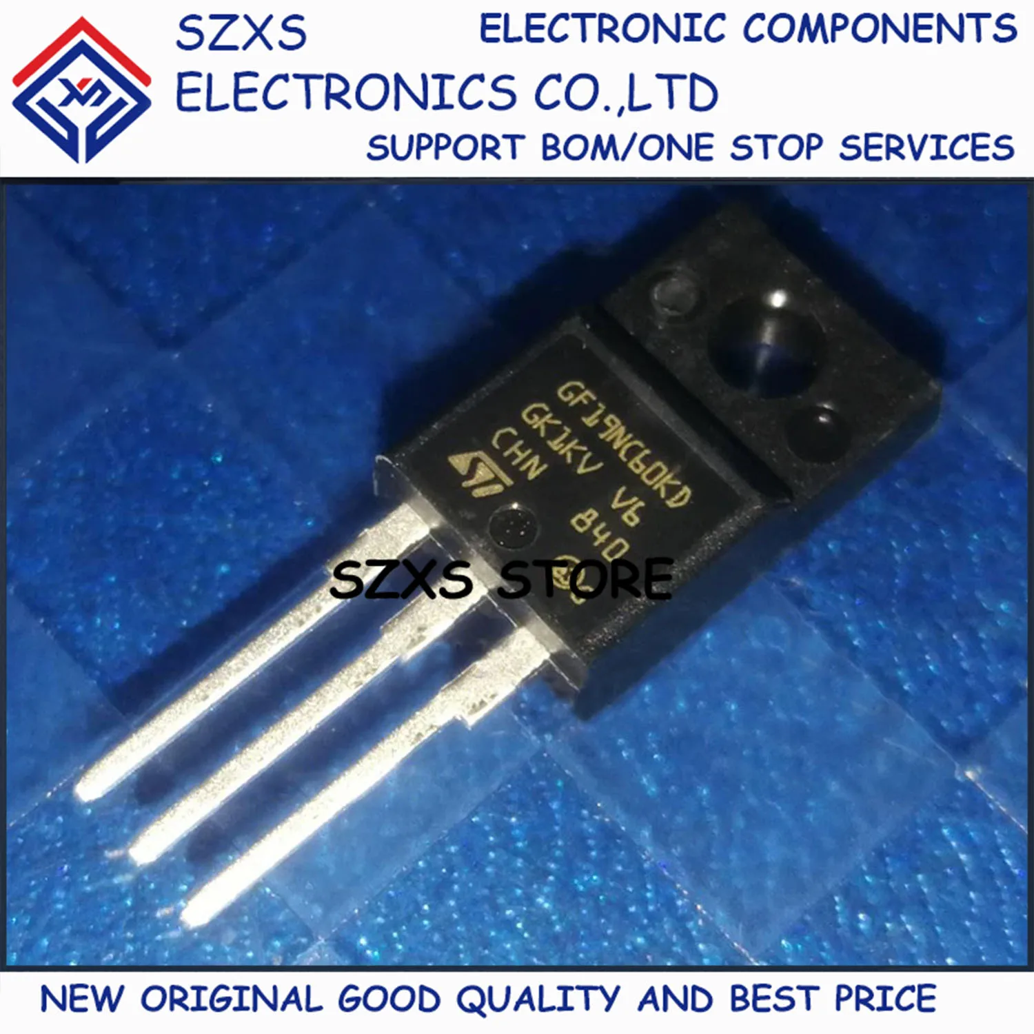 

New Original 10Pcs GF19NC60KD STGF19NC60KD TO-220F 600V 20A Powerful IGBT Transistor In Stock Electronic Components Good Quality