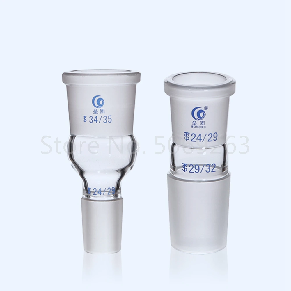 1pcs lab Glass adapter 24*19/19*14/29*24/19*24/24*29, glass female/male connecting joint for laboratory supplies