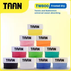 10pcs TAAN Tennis Badminton Raquet Overgrip TW800 Matte Dry Sweatband Non-slip Breathable Fishing Rod Handle Glue