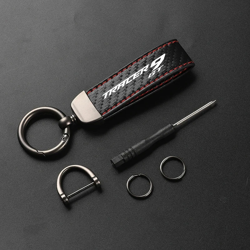 1PCS For Yamaha TRACER 9 GT TRACER 9/GT tracer9gt 2021 2022 2023 Accessories High-Grade Carbon Fiber Motorcycle Keychain