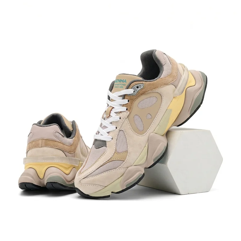 All‑Season Couple Sneakers, Mesh Breathable Shock‑Absorbing Lightweight Casual Shoes for Men Women Commuting & Walking