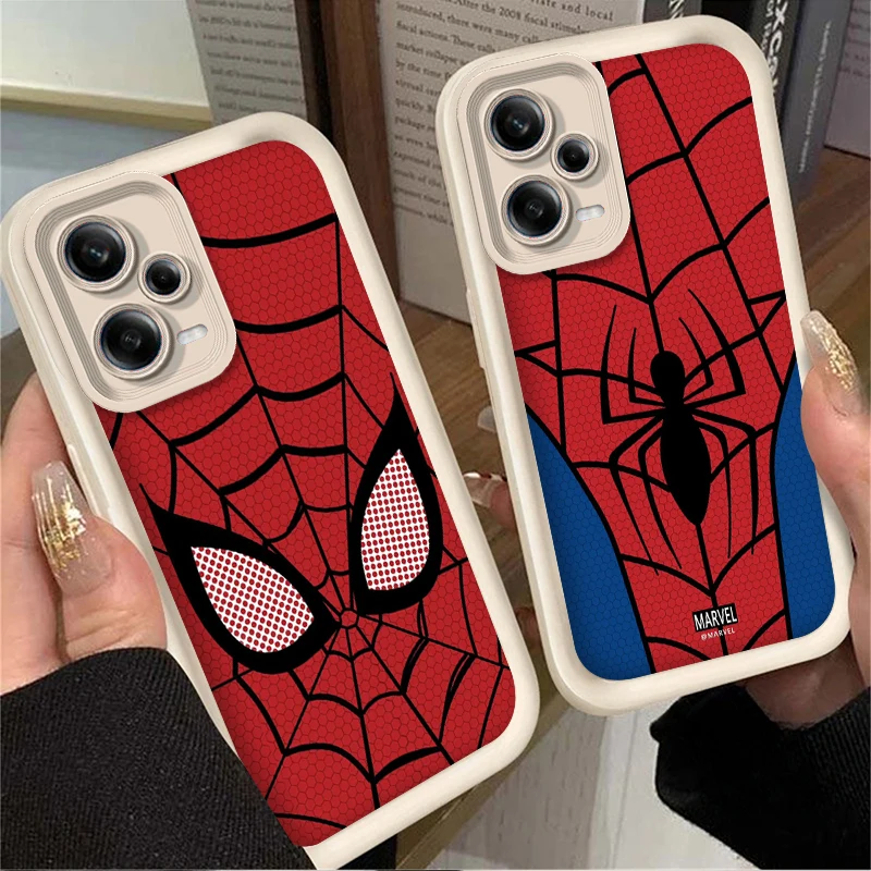 Anime Spider Man Cassa Del Telefono Per Xiaomi Redmi Nota 13 14S 12 11 Pro Plus 5G 12S 11S 10S 10 9 Redmi 14C 13C 12C 4G A3 A3X