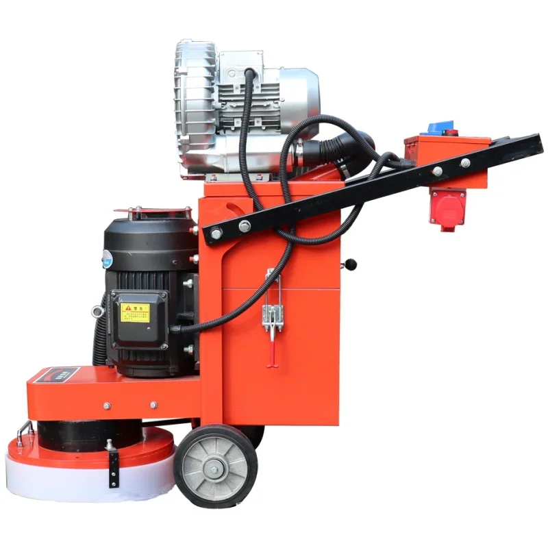 Small Electric Epoxy Terrazzo Ground Grinder Concrete Floor Grinding Machine With Vacuum Cleaner For Construction Work