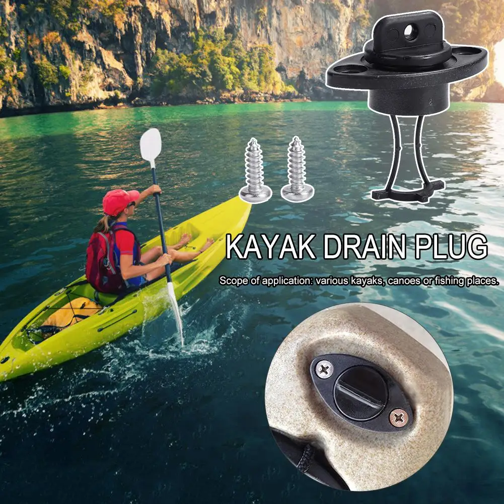 Kit tappo di scarico universale per kayak, canoa, barca, accessori per kayak per zattera da pesca