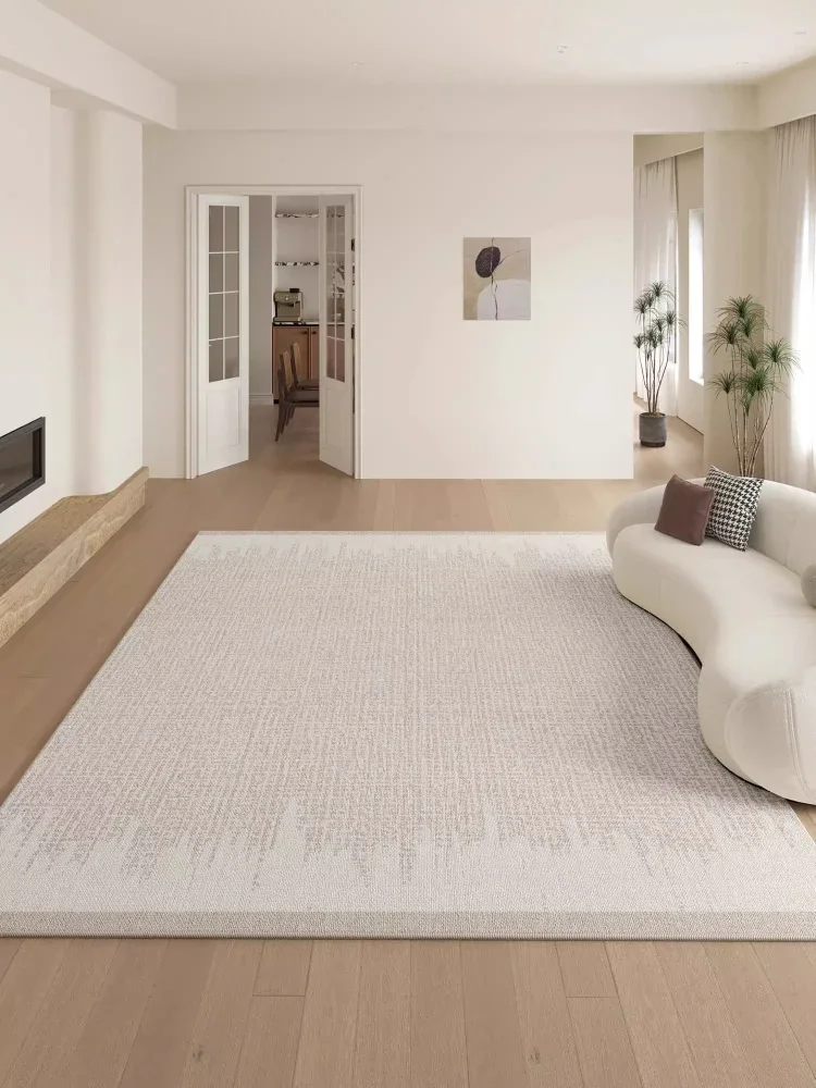 Minimalist Geometric Carpet Abstract Cream Rugs Lines Living Room Decoration Carpets Luxurious Easy To Clean Bedroom Rug السجاد