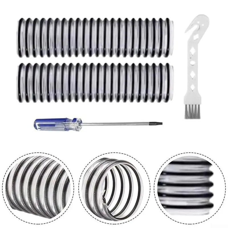 B98A Replacement Lower Duct Hose Kit for Tineco Floor ONE S3/S5/S6/S7 Vacuum Cleaner with Screwdriver and Cleaning Brush