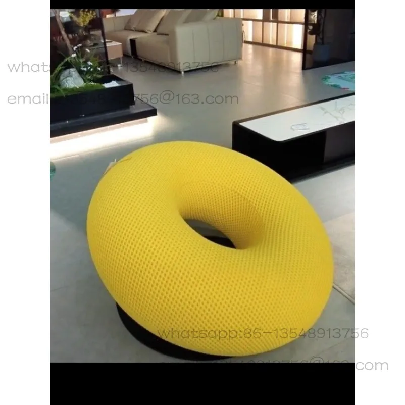 Nordic Style Donut Macaron Sofa Chair Leisure Lazy Sofa Single Chair Internet Celebrity Creative Simple Style Light Luxury