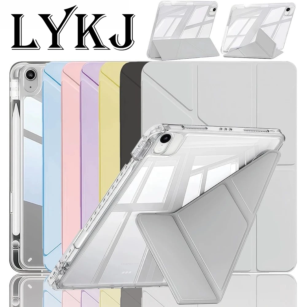 HD Acrylic Tablet Case for iPad A16 2026 12 11th Air 8 13 11th M4 M3 Mini A17 Pro 11 13 Air 9 8 7 6 5 4 3rd M5 10th 10.9 