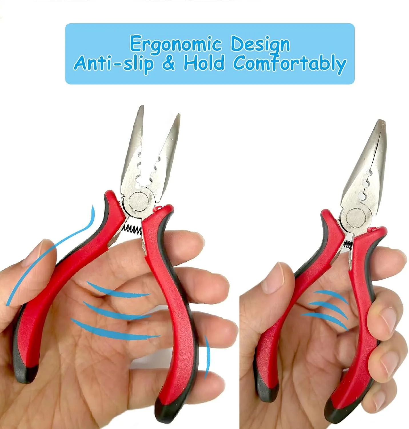 

Набор инструментов для наращивания волос: микроигла для наращивания, петлевой нитеводитель и 500 силиконовых микро-колец