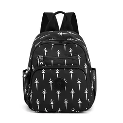 Bolsa de Ombro de Nylon para Mulheres, Mochilas Pequenas de Viagem Diária, Sacos Casuais Femininos, Mochila Feminina, Nova