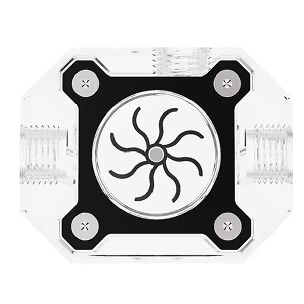

Discount PC Water Cooling Flowmeter Arcylic + Impeller Aluminum Metal Armor G1/4Inch Thread, Black LSJ-JX1