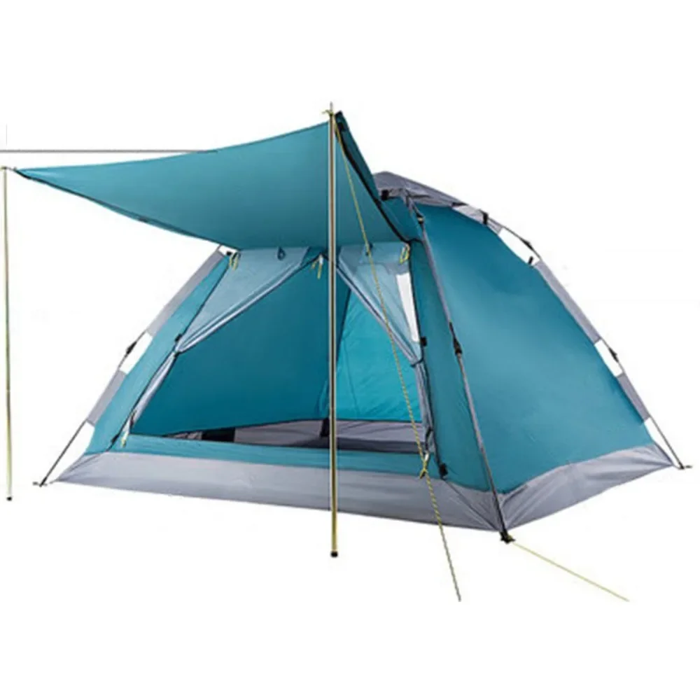 

Canopy Camping, Tent Outdoor Camping Fully Automatic, Quick Drive Travel Beach Four-person Tent Yurt