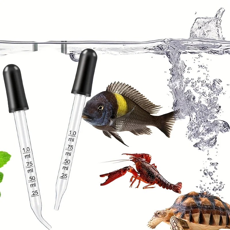 Droppers with Durable Rubber Tips, 1ml Glass Droppers, Liquid Droppers for Essential Oils, Droppers for Medicines