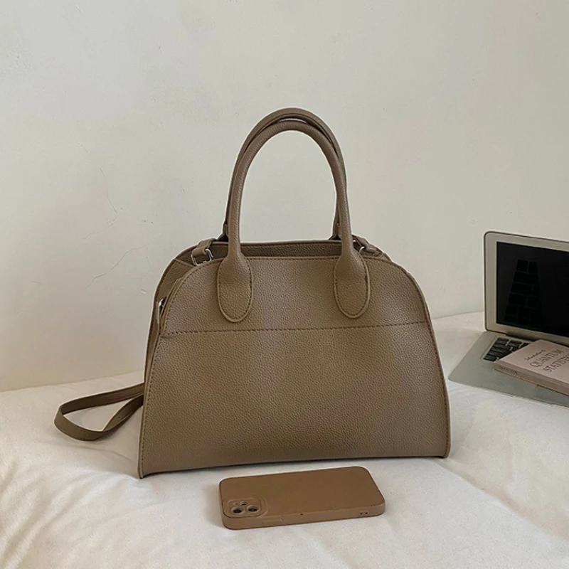 Modische Große Tragetasche, Vielseitige Pendler- und Reise-Schultertasche, Lässige Koreanische Premium-Luxus-Handtasche mit Griff – Detail 22